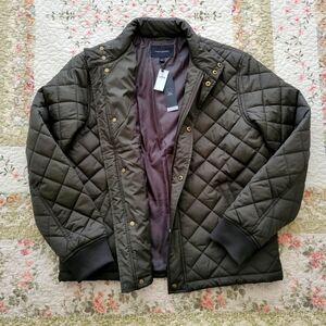 Banana Republic Diamond Quilted Jacket sz L